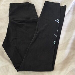 PINK Victoria's Secret Black High-Waist Leggings